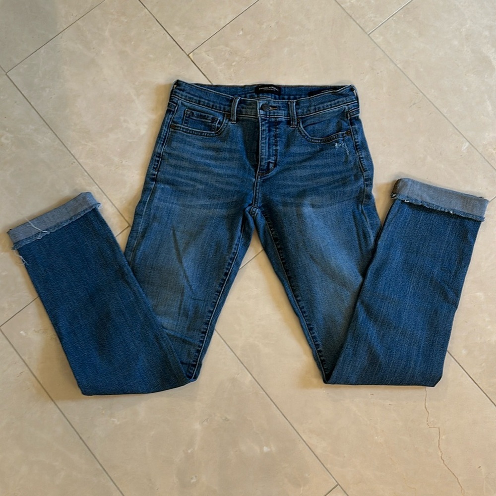 Banana Republic girlfriend jeans.